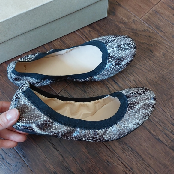 Cole Haan - Snake skin print ballet flats - Picture 3 of 10
